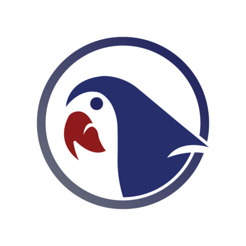 Bird logo design Parrot Bird logo circle design Beautiful Bird face logo design cover image.