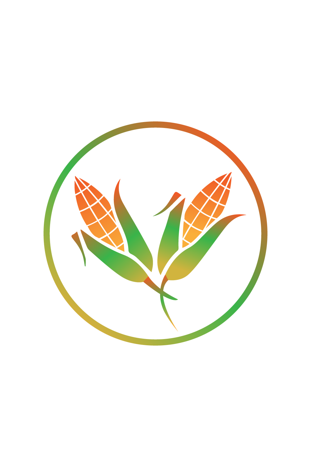 Corn Cob logo design Agriculture logo design vector illustration Corn logo template arts pinterest preview image.