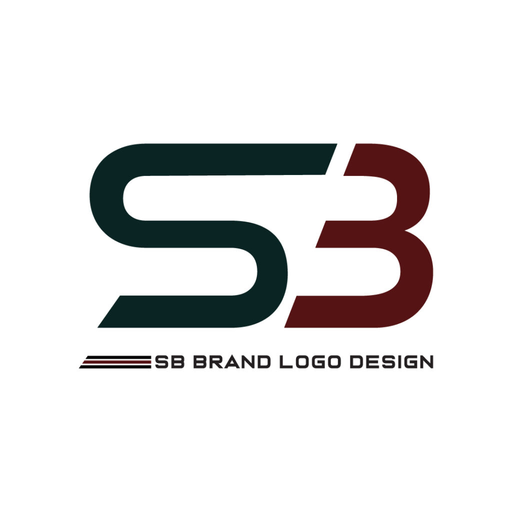 Initials SB letters logo design vector images. SB logo design monogram ...