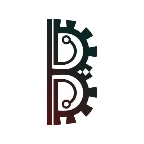 Professional B Technology logo design B letters logo design vector images B Setting logo monogram best identity Security logo design cover image.