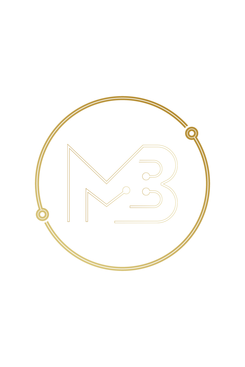 Technology MB logo design Luxury MB letters logo circle golden color best icon MB logo design best company arts pinterest preview image.