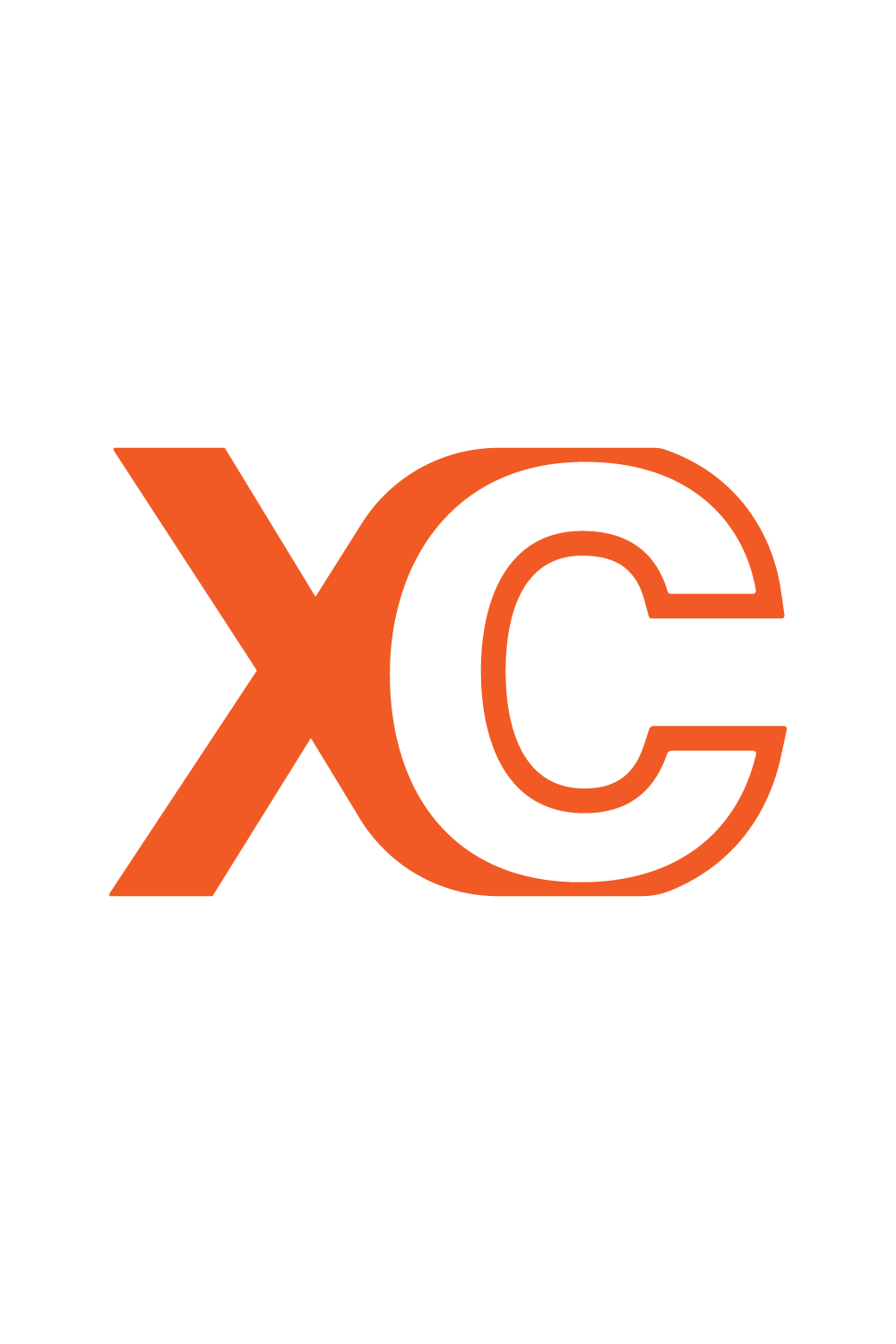 Initials XC logo design vector template arts XC letters logo design CX logo best company identity orange color logo pinterest preview image.