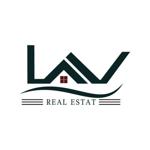 Luxury LAV letters logo design vector images LAV Real Estate logo design best color LAV logo template company icon cover image.