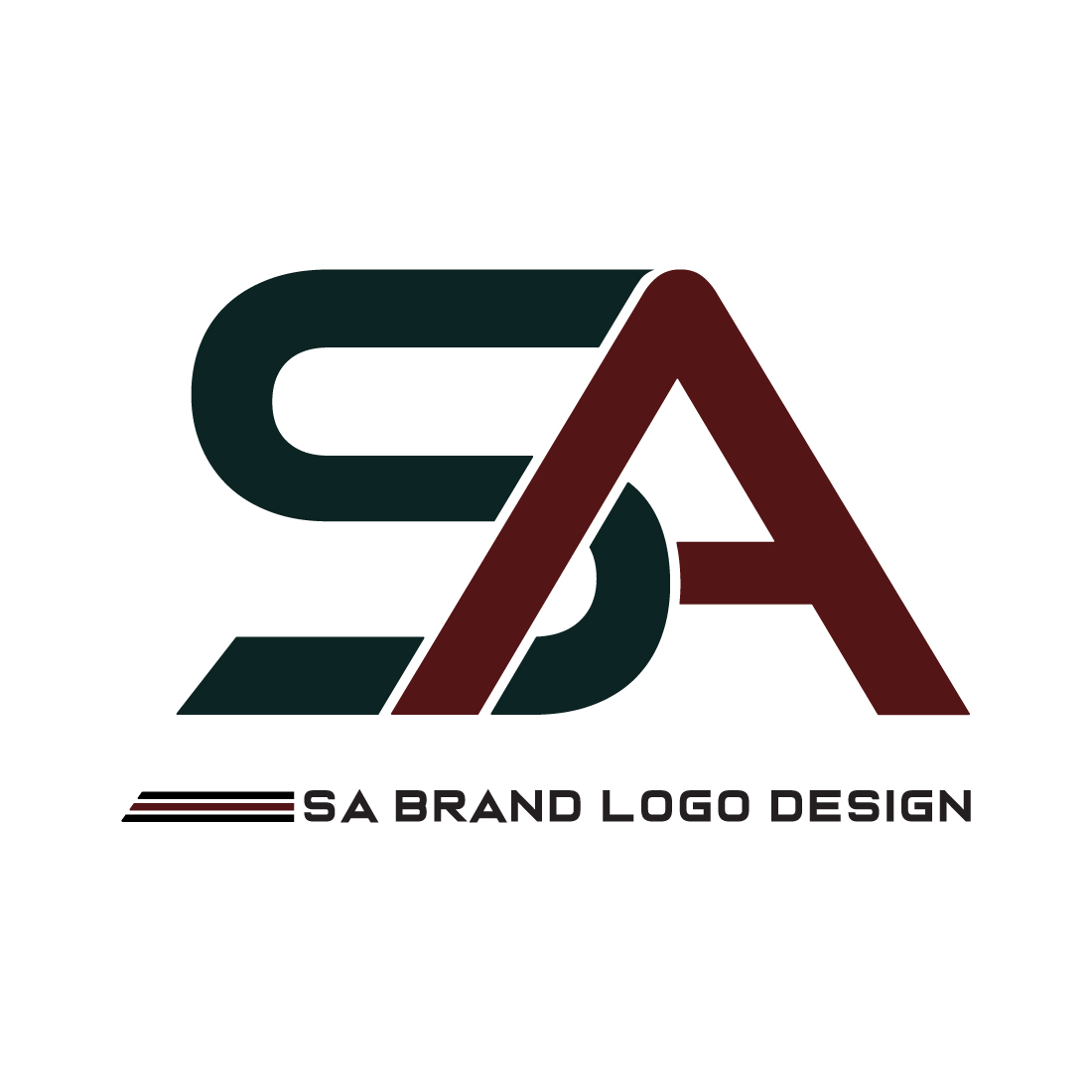 Initials SA letters logo design vector icon AS letters logo monogram best royalty SA logo design best icon SA logo design preview image.