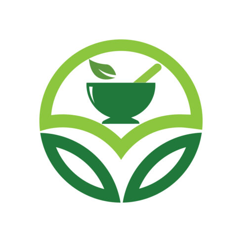 Green Herbal logo design vector images Green Vegetable logo Vegan food, healthy soup vector logo best identity cover image.