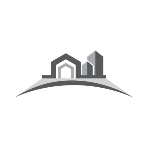 Luxury Real Estate logo design vector images House logo design black color best identity cover image.