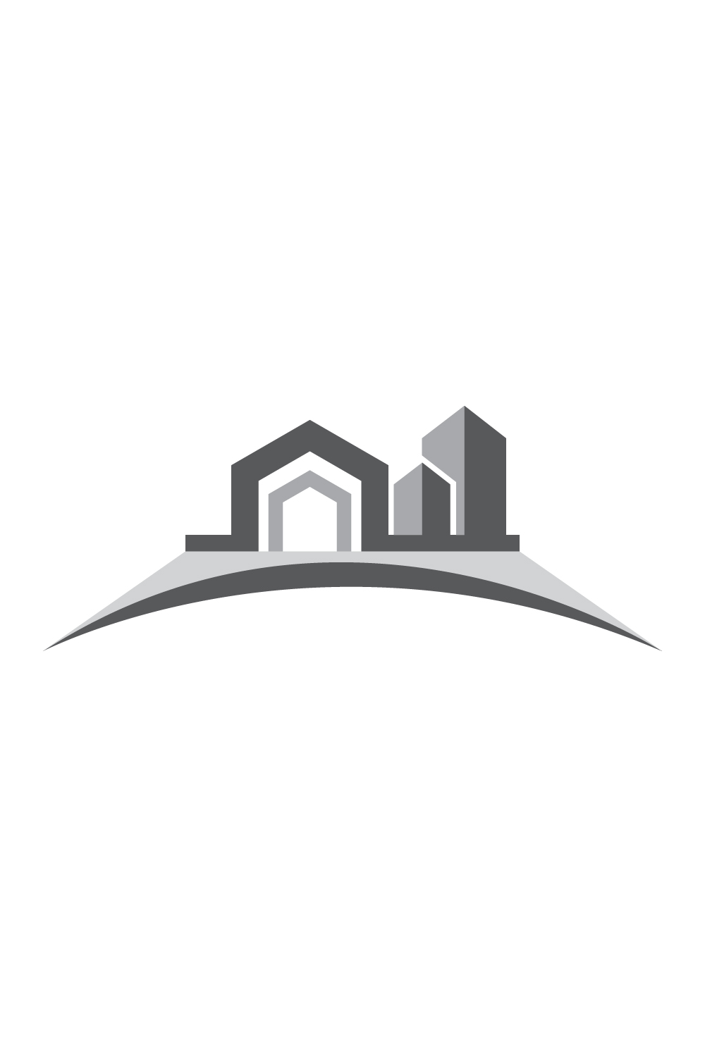 Luxury Real Estate logo design vector images House logo design black color best identity pinterest preview image.