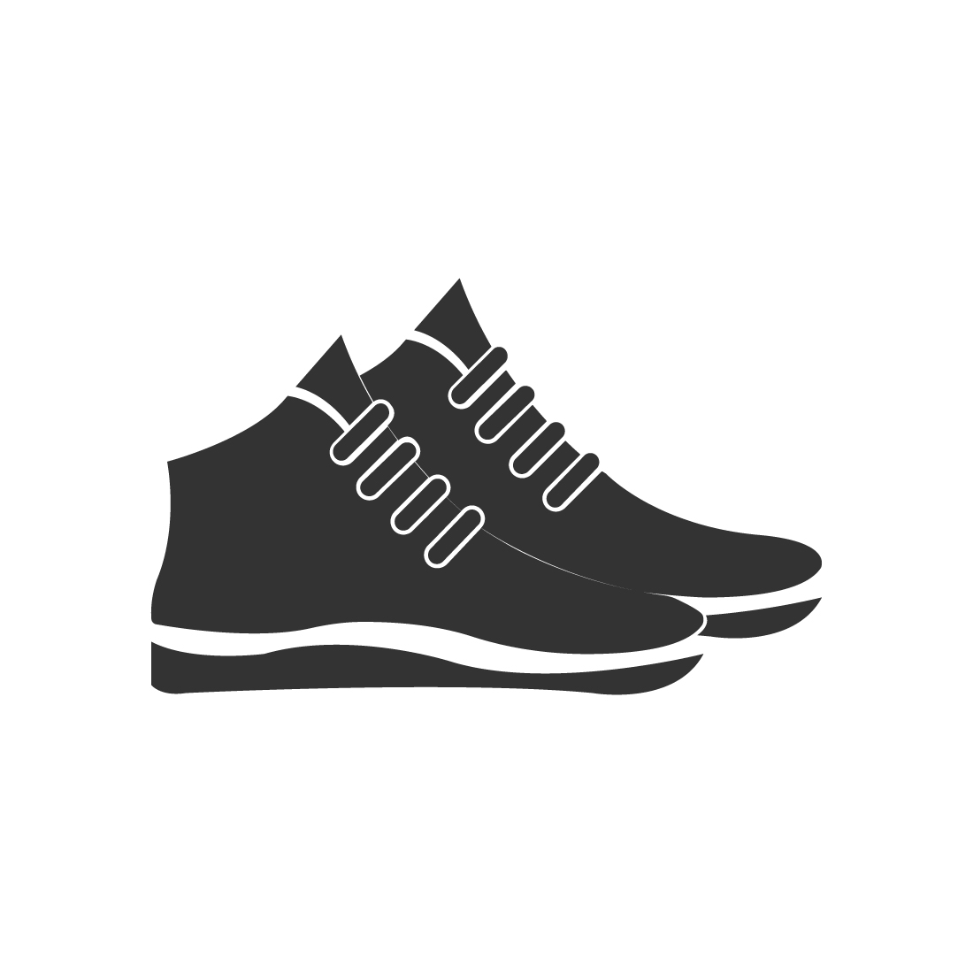 Modern Shoes icon design template vector images Man Shoes logo best quality preview image.