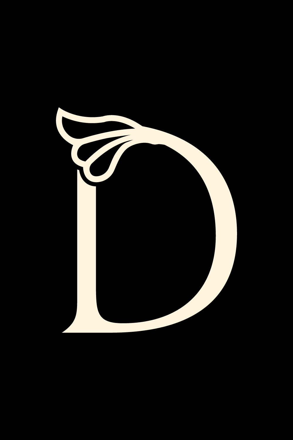 Luxury D letter logo design vector images D logo template vector arts pinterest preview image.