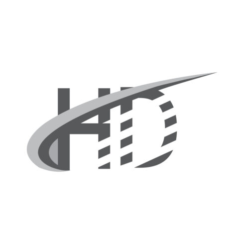Initials HD letters logo design vector images HD logo best company identity DH logo monogram line logo design cover image.
