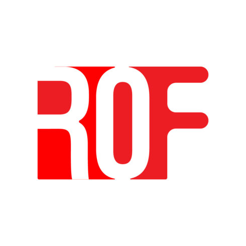 ROF letters logo design vector icon Professional ROF logo temple monogram arts cover image.