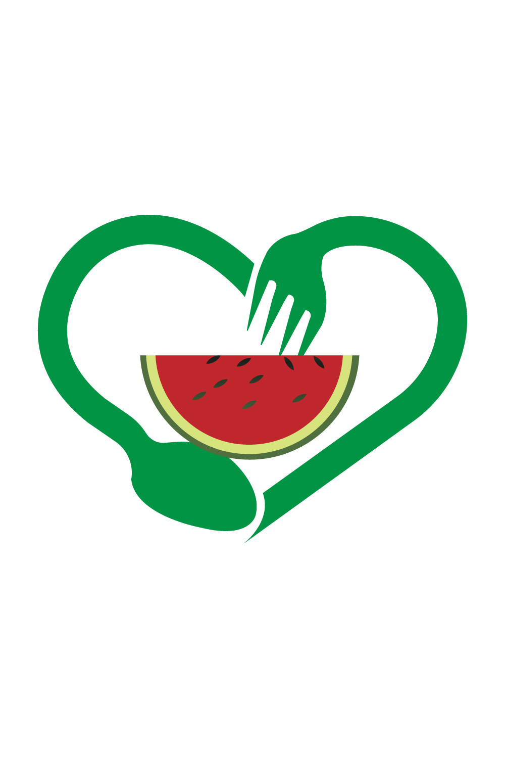 Premium vector Watermelon logo design vector images Palestine food logo design vector illustration pinterest preview image.