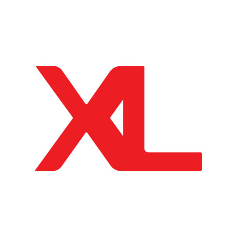 XL letters logo design XL logo orange color best icon design LX icon best quality logo cover image.