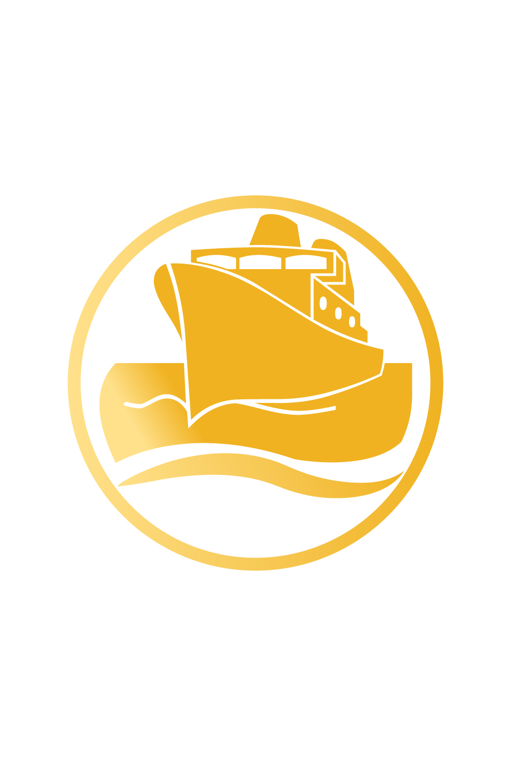 Luxury Shipping logo design vector images Ship logo and Transport logo design Travelling logo design Premium vector illustration Luxury property Business logo design pinterest preview image.