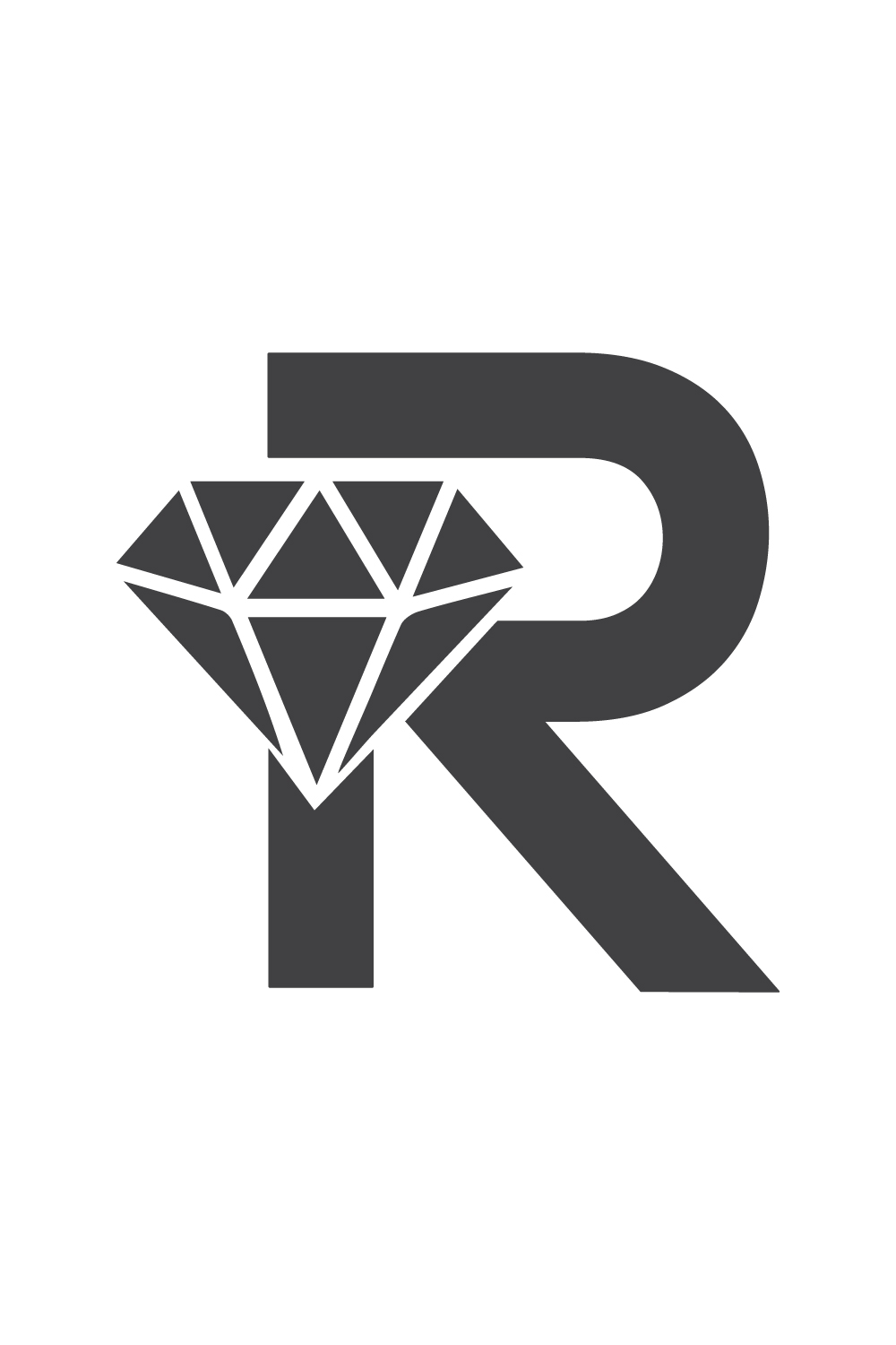 Luxury R letters logo design vector images R diamond logo design template arts R logo design black color best identity pinterest preview image.