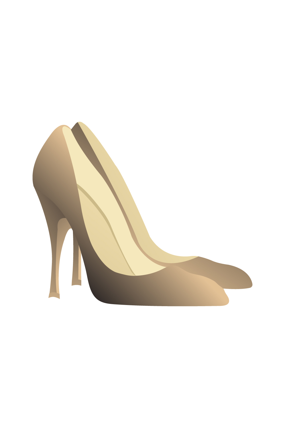 High heel shoe logo design vector images Women High Heel shoes template company identity pinterest preview image.