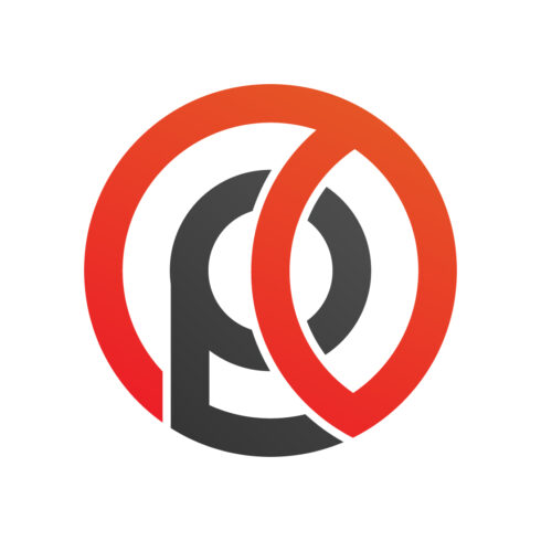 Initials PE letters logo design PE logo circle icon vector images EP logo best brand iconic logo OEP icon design orange and black cover image.