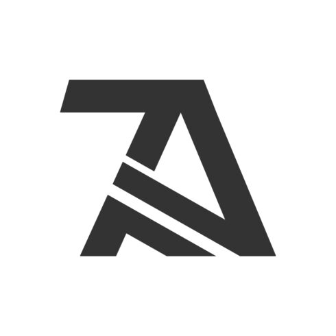 Abstract A letters logo design vector template arts 7A logo design Black color images AZ logo monogram brand icon design A logo design cover image.