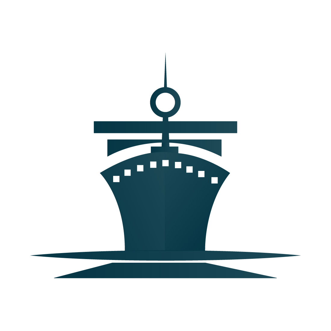 Luxury shipping logo design template icon Luxury Travelling logo design vector monogram illustration preview image.