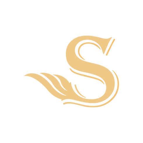Luxury S letters logo design vector images S golden color logo design S logo template vector company royalty cover image.