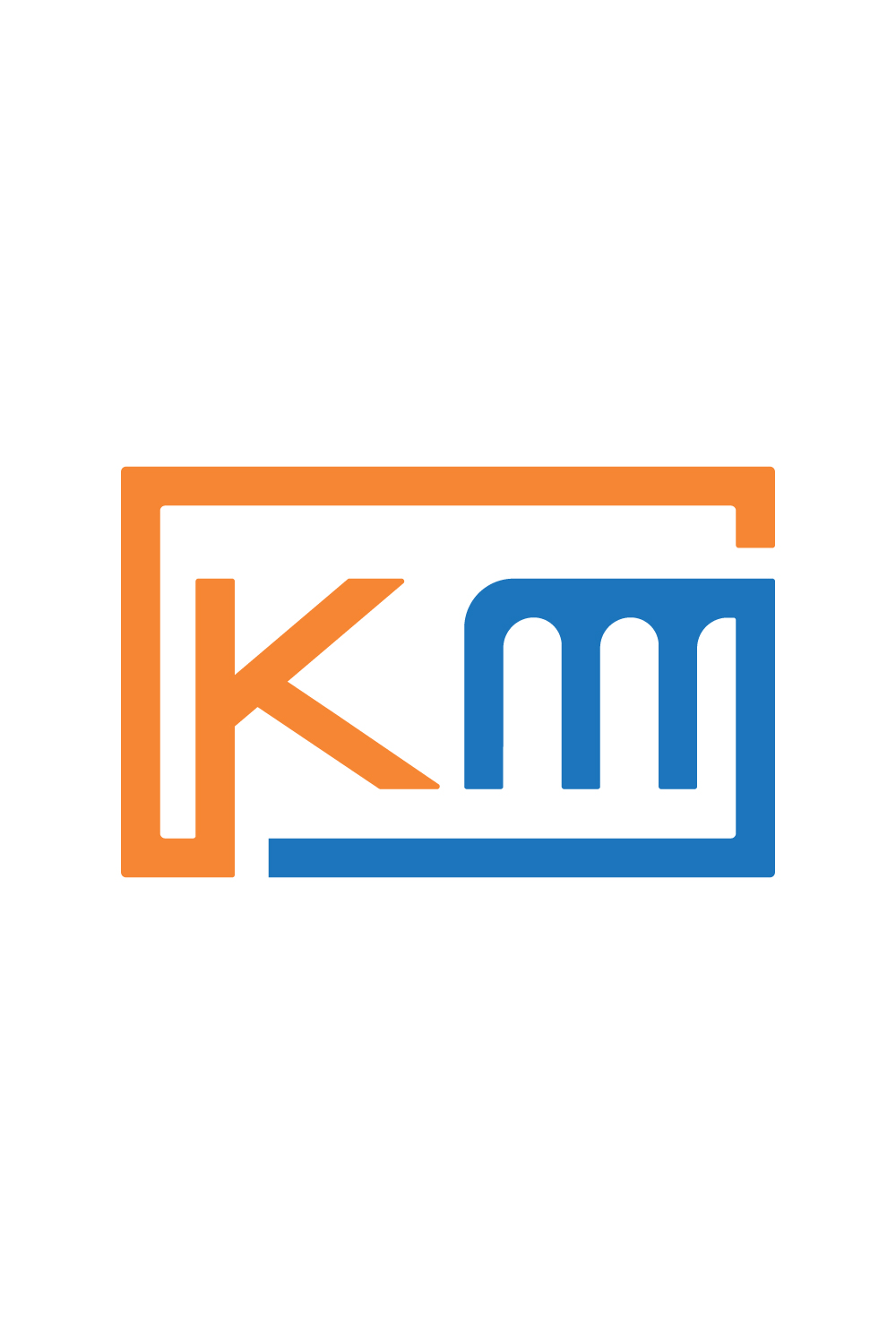 Professional KM letters logo design vector images KM logo template best identity MK logo monogram design Premium vector illustration pinterest preview image.