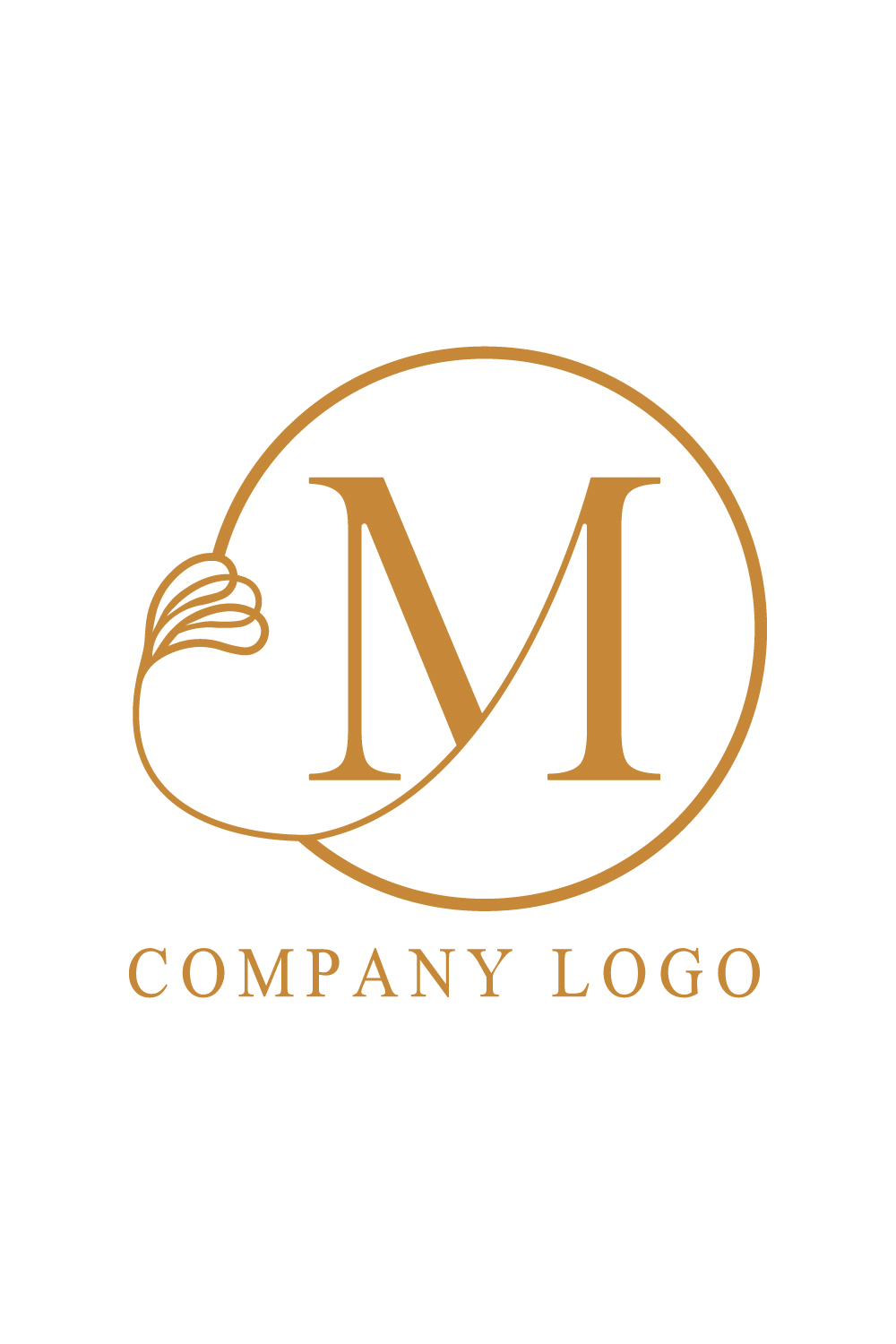 Luxury M letters logo design vector icon design Luxury Beauty Fashion M logo design template illustration pinterest preview image.