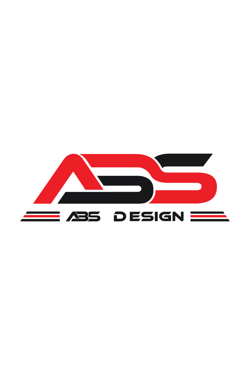 ABS letters logo design vector images ABS logo gaming icon template arts Professional logo design pinterest preview image.