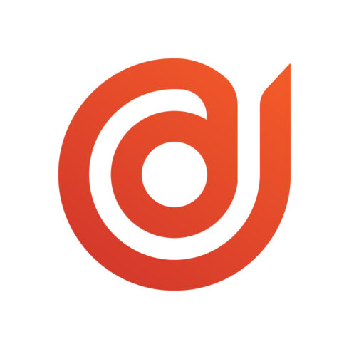 Professional D letter logo design vector images D drop logo design DD logo best icon template illustration DO or D orange color company identity cover image.