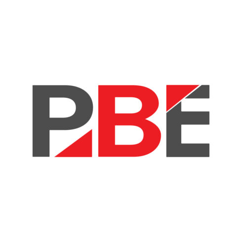 Professional PBE letters logo design vector images PBE logo design template design, Premium, vector, illustration cover image.