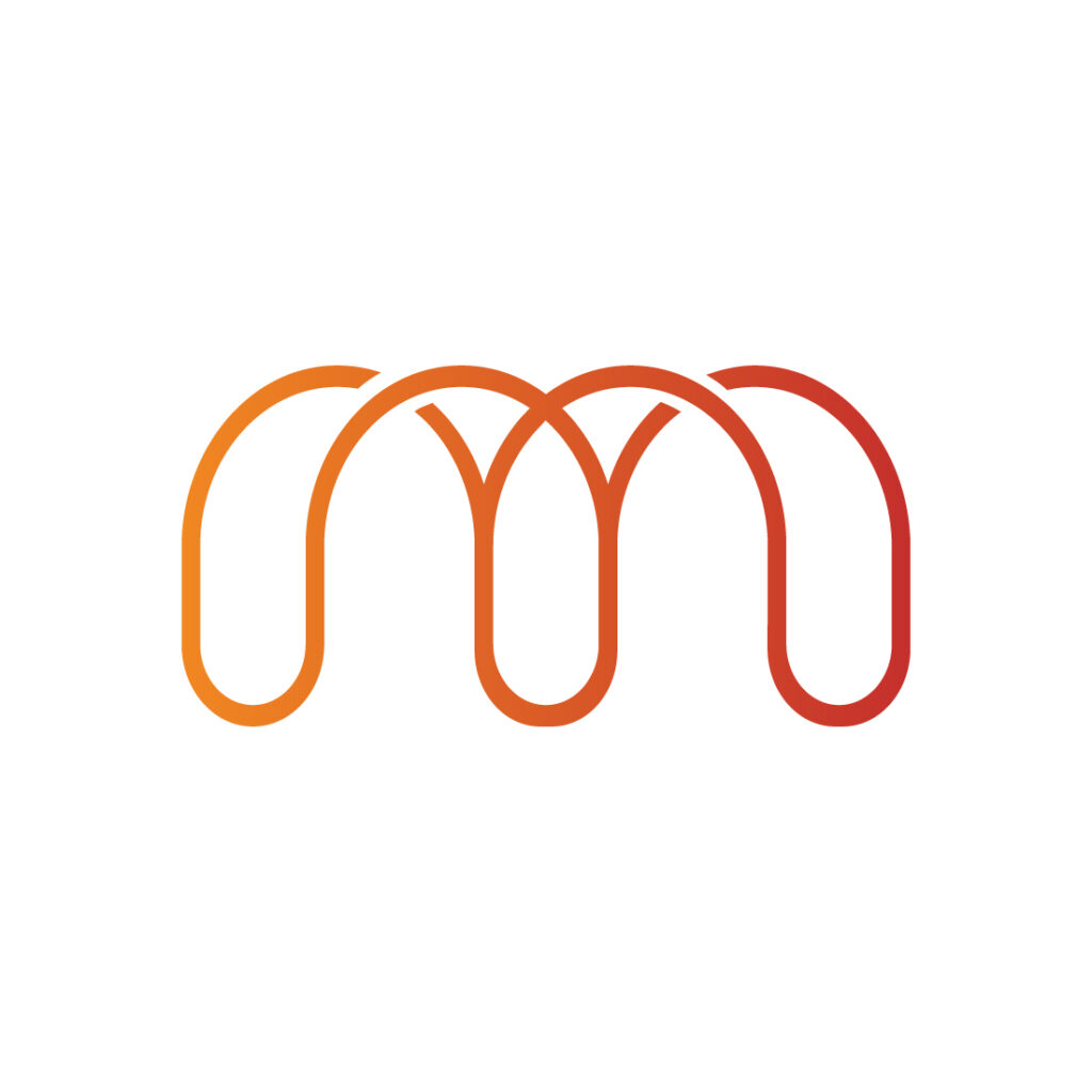 Initials M letters logo design vector icon design. M logo design ...