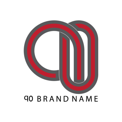 Initials QO letters logo design vector images design OQ logo red and black color royalty QO logo design company template illustration cover image.