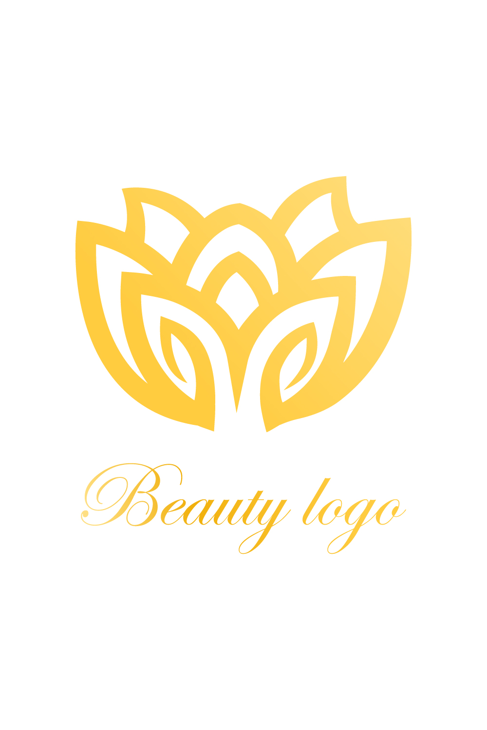 Beauty Flower logo design Marigold Flower logo design vector images Beautiful Lotas logo and Water lily icon template illustration pinterest preview image.