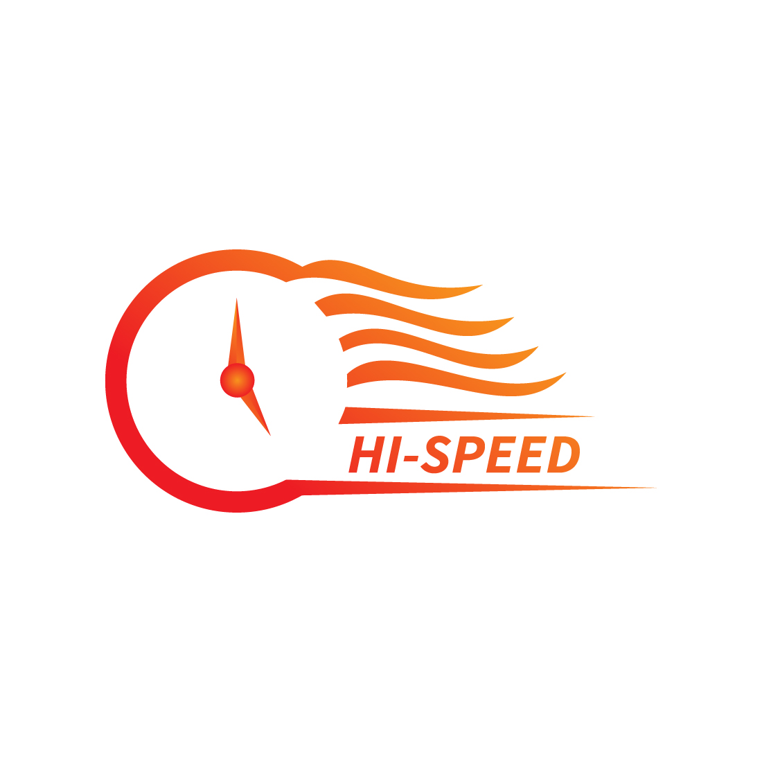 Professional HI speed logo design vector images Speed logo vector template arts Fast logo design monogram best identity preview image.