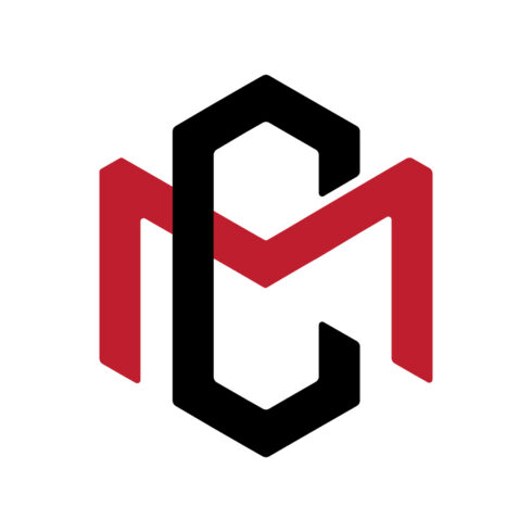 Initials Mc letters logo design vector images CM logo design red and black color best identity  MC logo template monogram Business icon design cover image.