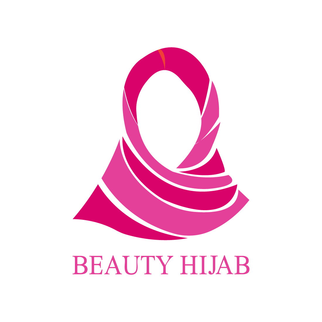 Beauty Hijab logo design vector images Fashion Beauty Hijab logo design Fashion Dress Style logo design template arts preview image.