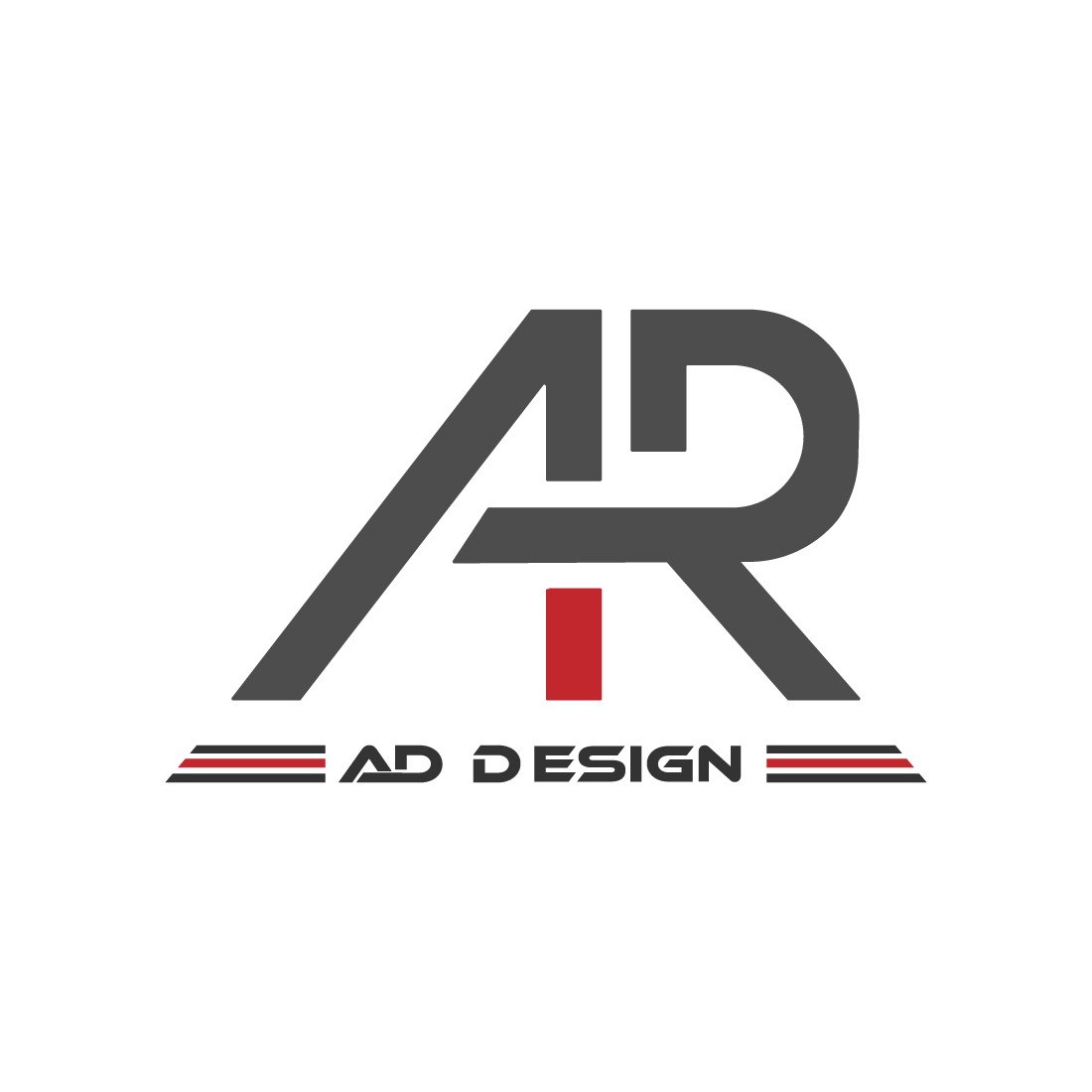 Initials AR letters design vector images. AR logo design red and black ...