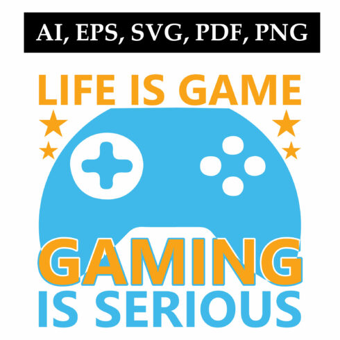 Life Is Game Gaming Is Serious cover image.