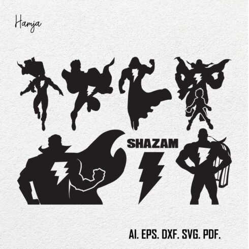 Marvel Shazam Vector Set cover image.