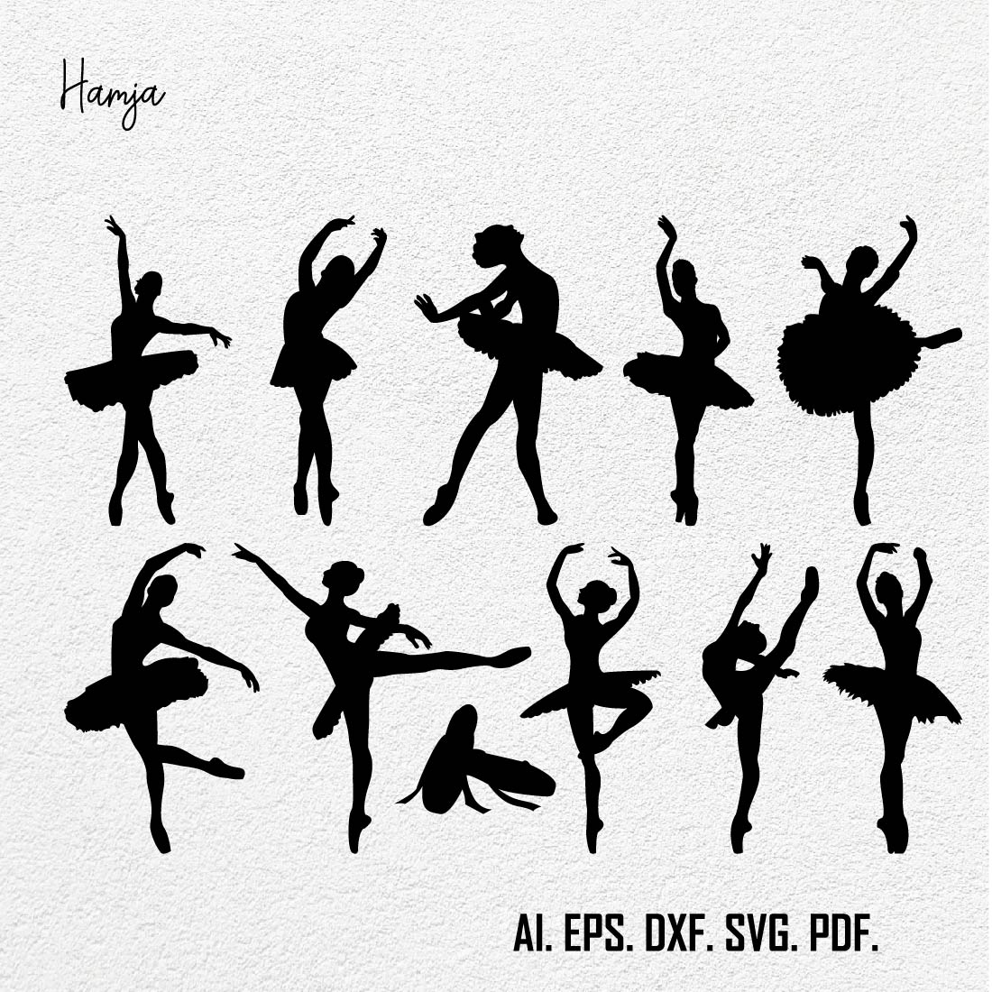 Ballet Dancer Svg Bundle, Dancer Svg, Dancer Girl Svg, ballerina line ...