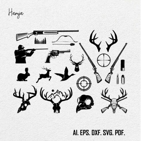 Hunting SVG Bundle, Hunting Dad Svg, Deer Hunting Svg, Hunting and Fishing Svg, Retro deer hunting Svg cover image.