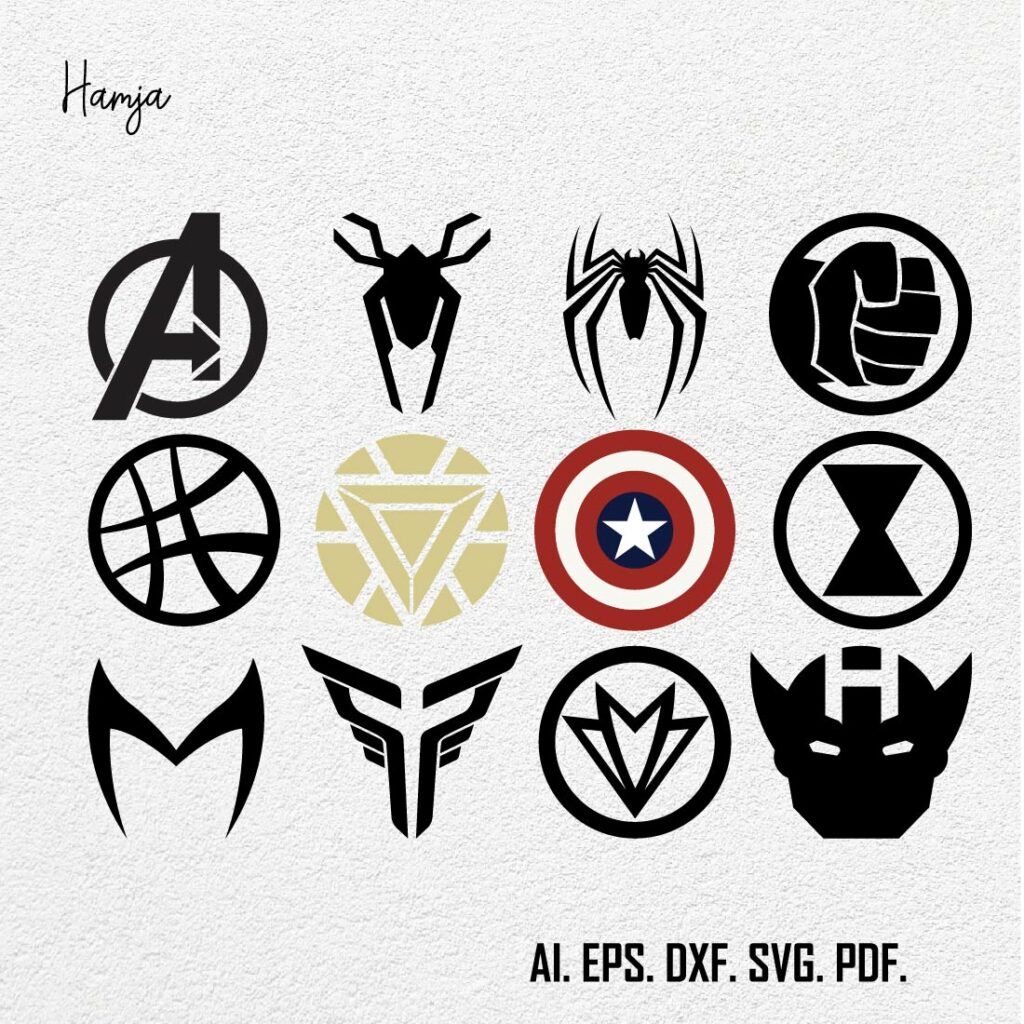 Marvel Superhero Svg, Marvels Logo Svg, Marvel Avengers Svg, Marvels ...