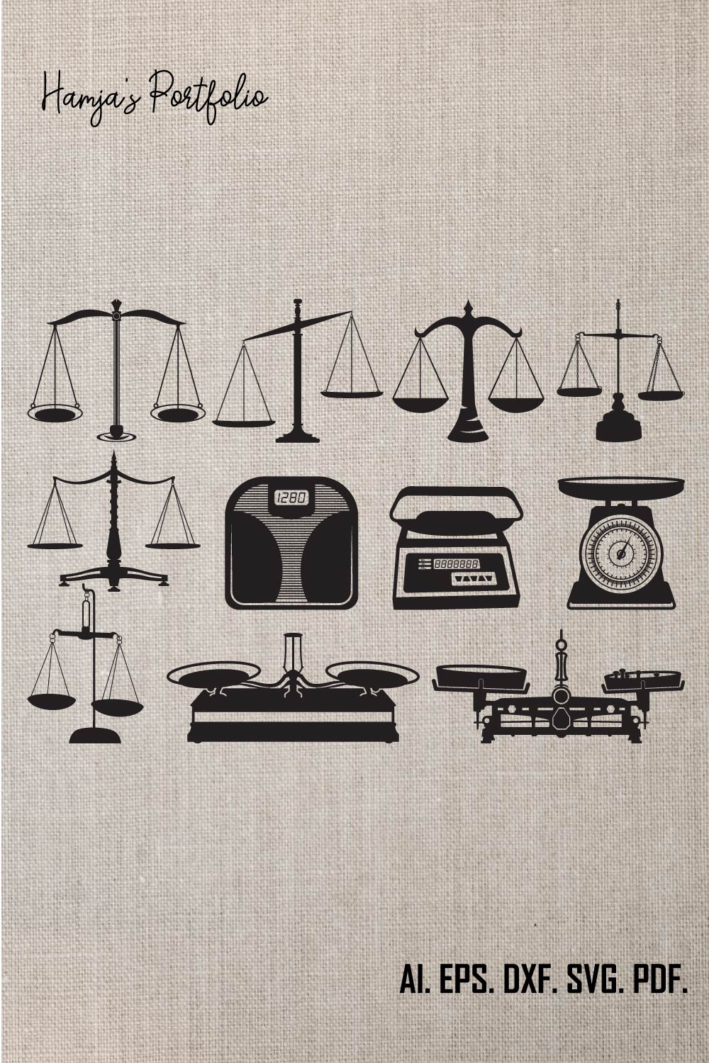 Scale svg, Justice Scales Svg, Weight Scale Svg, Scales of Justice svg, law scale svg, scale clipart, scale silhouette, scale svg file pinterest preview image.