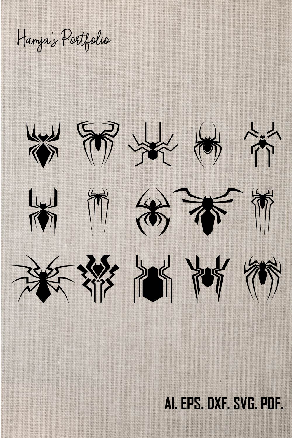Spider SVG Bundle, Spider PNG Bundle, Spider Clipart, Spider SVG Cut Files, bugs Svg, Halloween Spider svg, Halloween Svg Files for Cricut pinterest preview image.