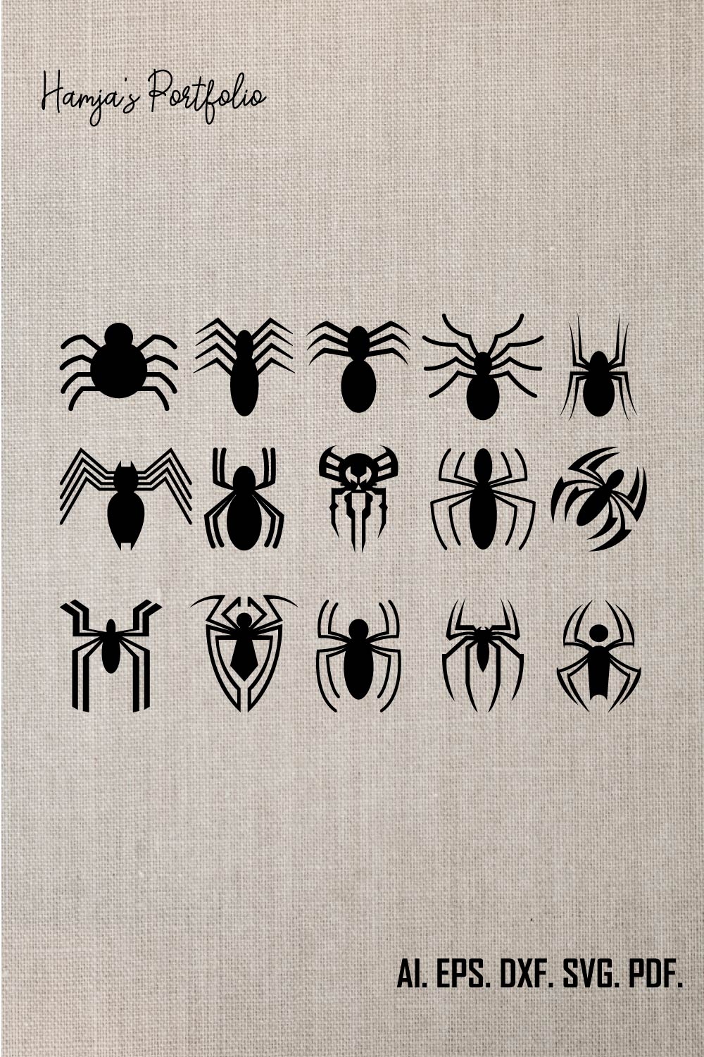 Spider SVG Bundle, Spider PNG Bundle, Spider Clipart, Spider SVG Cut Files, bugs Svg, Halloween Spider svg, Halloween Svg Files for Cricut pinterest preview image.