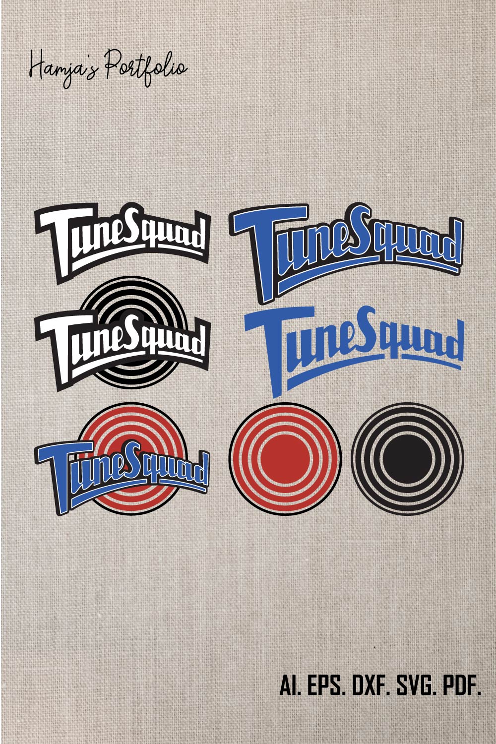 Tune Squad Vector Set pinterest preview image.