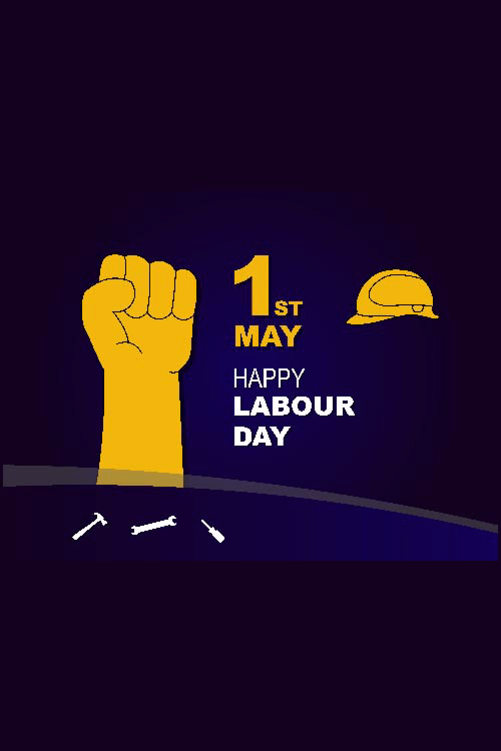 Happy International Labour day happy international workers day labor day and may day celebration design 1st May vector illustration 4000x3000px pinterest preview image.