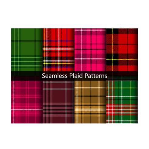 Seamless Plaid Pattern Design for Fabrics, Textiles and Backgrounds cover image.