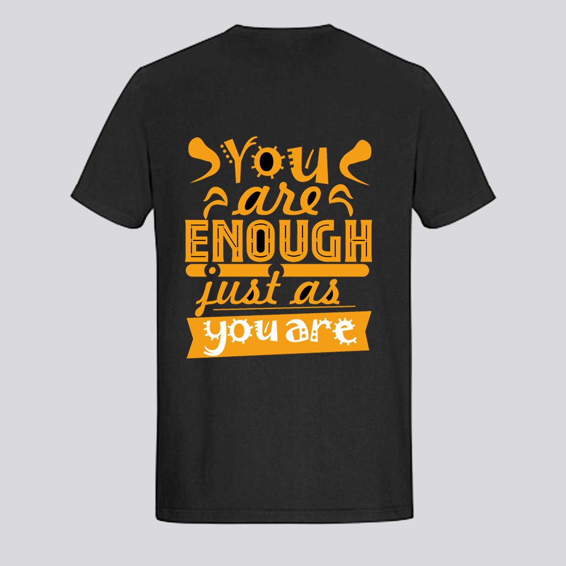 T-shirt Design with some Motivational Quotes preview image.