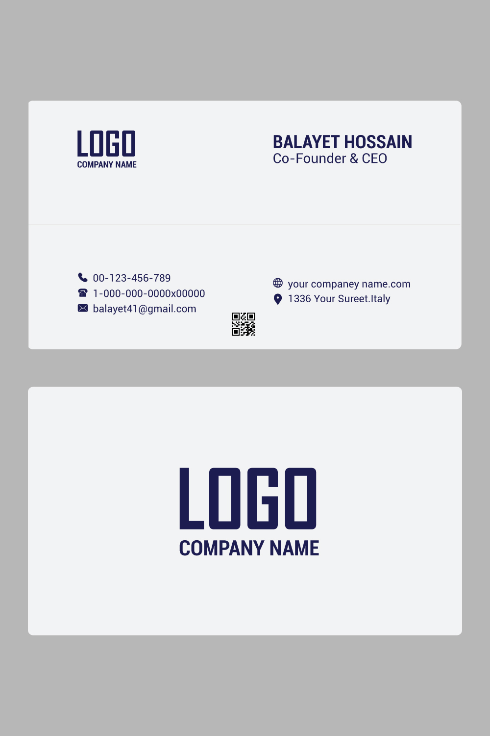 professional business card templates, Editable Business Card, Minimalist Business Cards, Printable Business Card, Modern Business Card pinterest preview image.