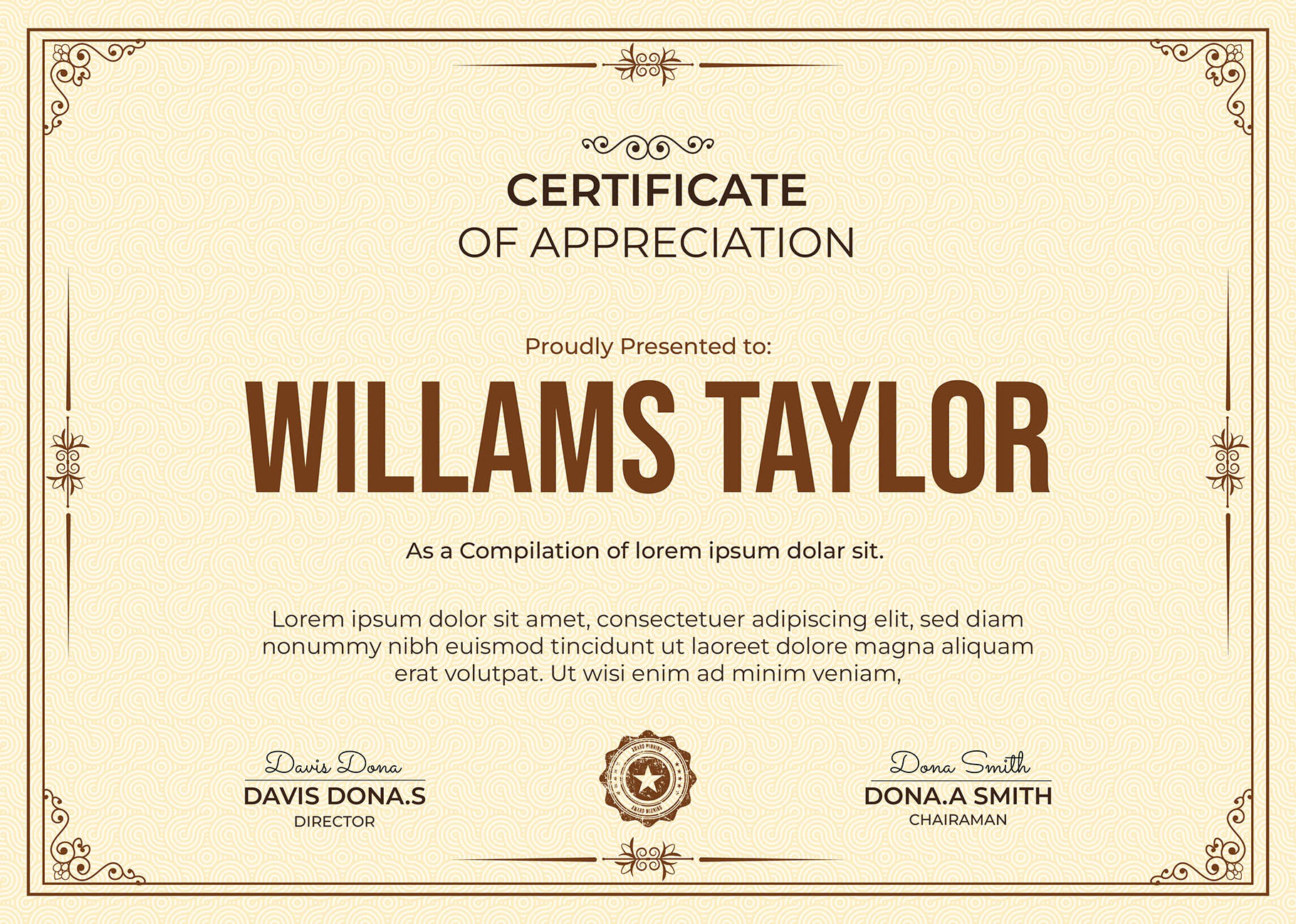 certificate 01 144